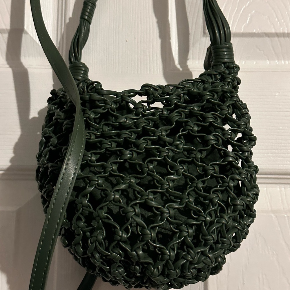 Faux, leather Zara purse.